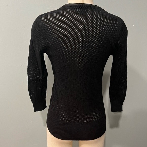 McQ Alexander McQueen x Target Mesh Cardigan in Black Size XS - Picture 4 of 10